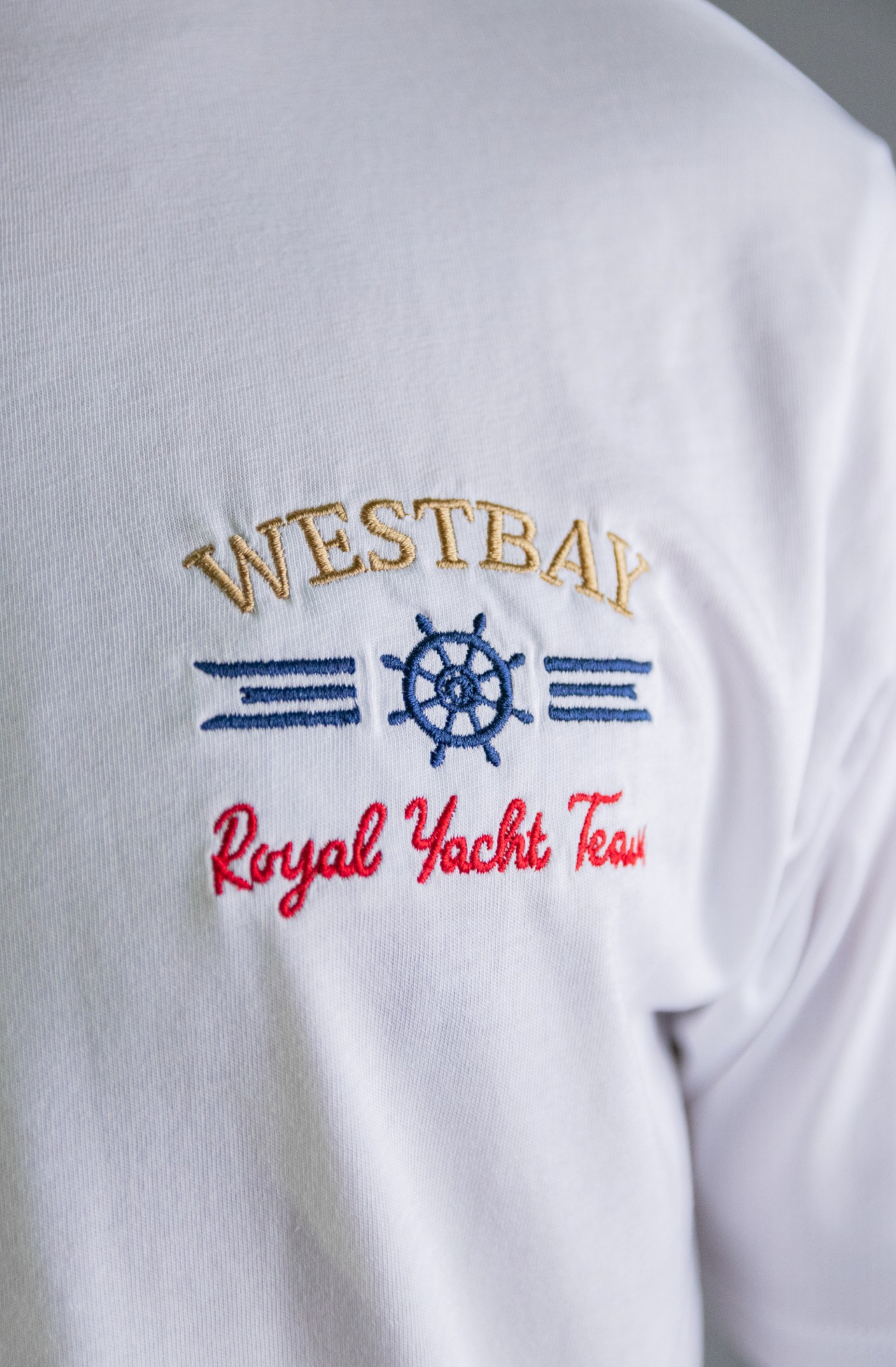 'Yacht T-Shirt' - Blanc