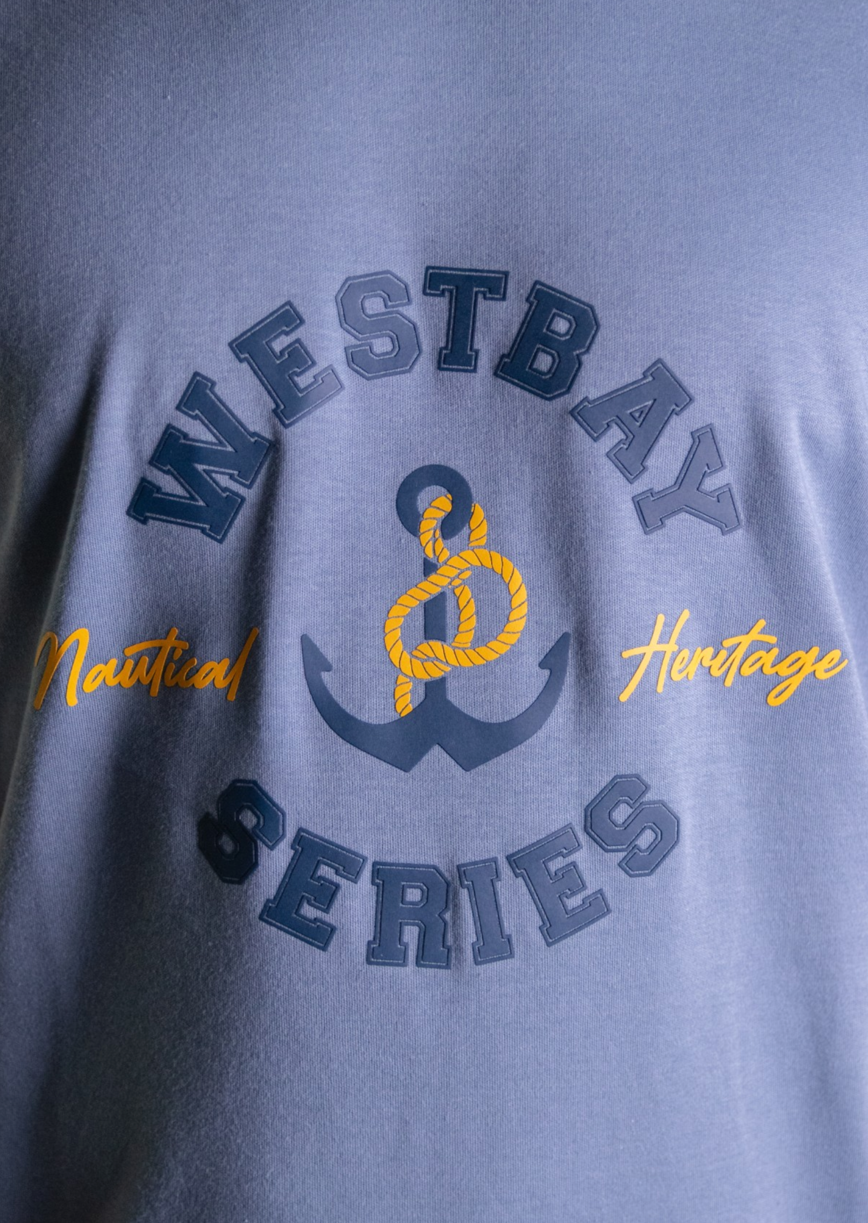 'Nautical Tee' - Bleu Mirage
