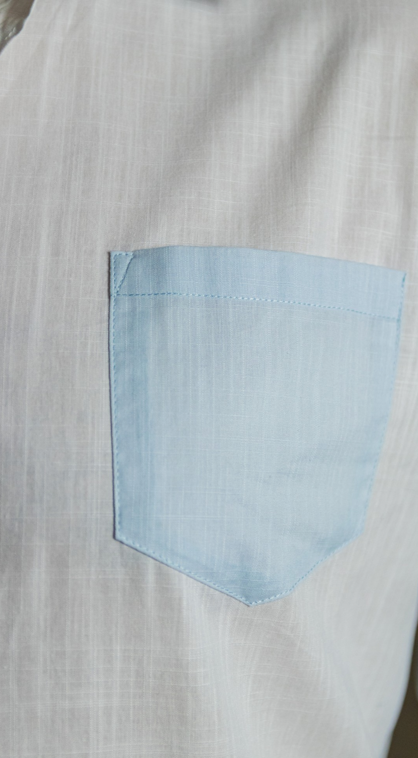 'Horizon Shirt' - Blanc / Bleu Ciel