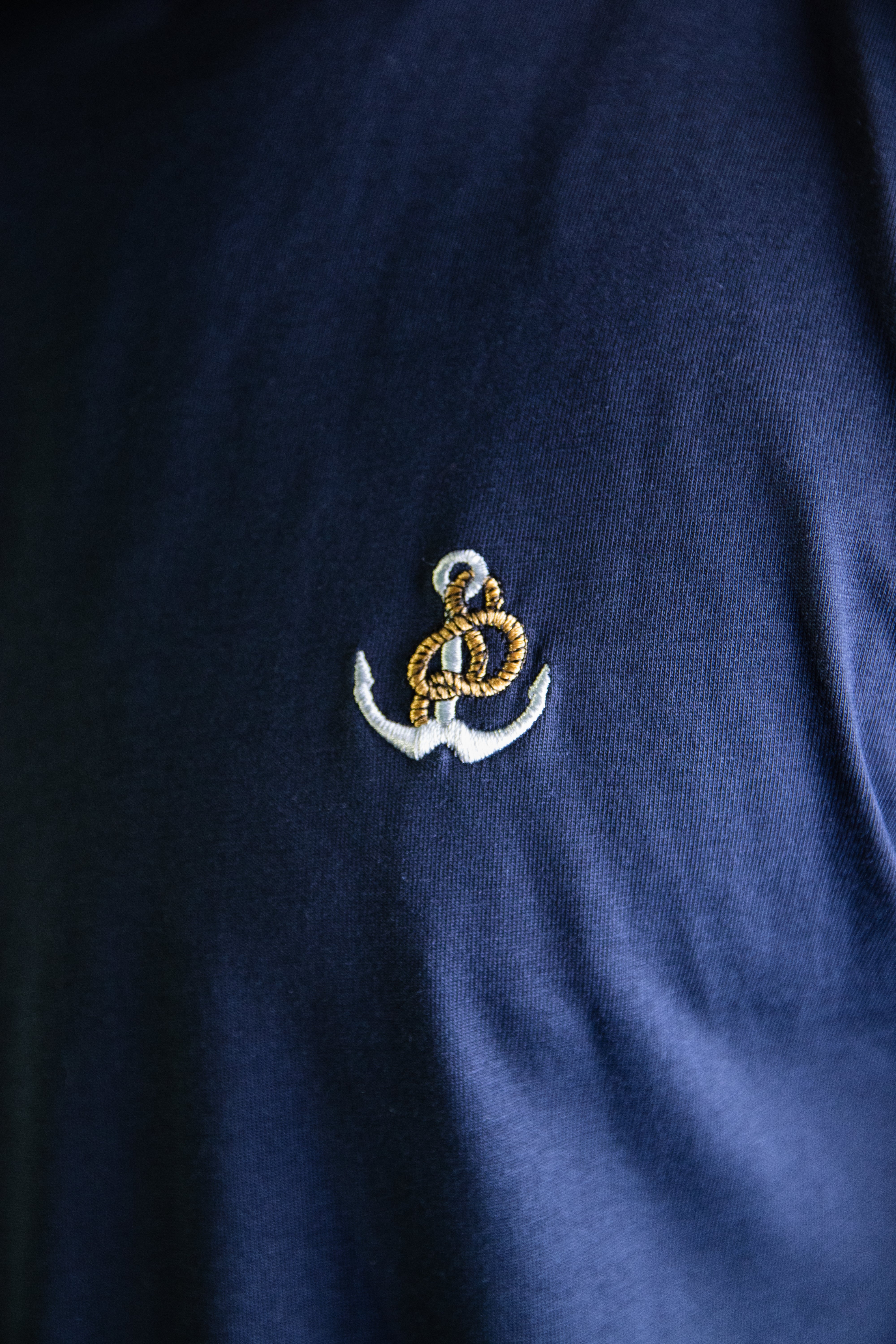 'Anchor T-Shirt' - Bleu Nuit