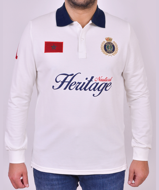 Polo 'Nautical Heritage' - Blanc Cassé