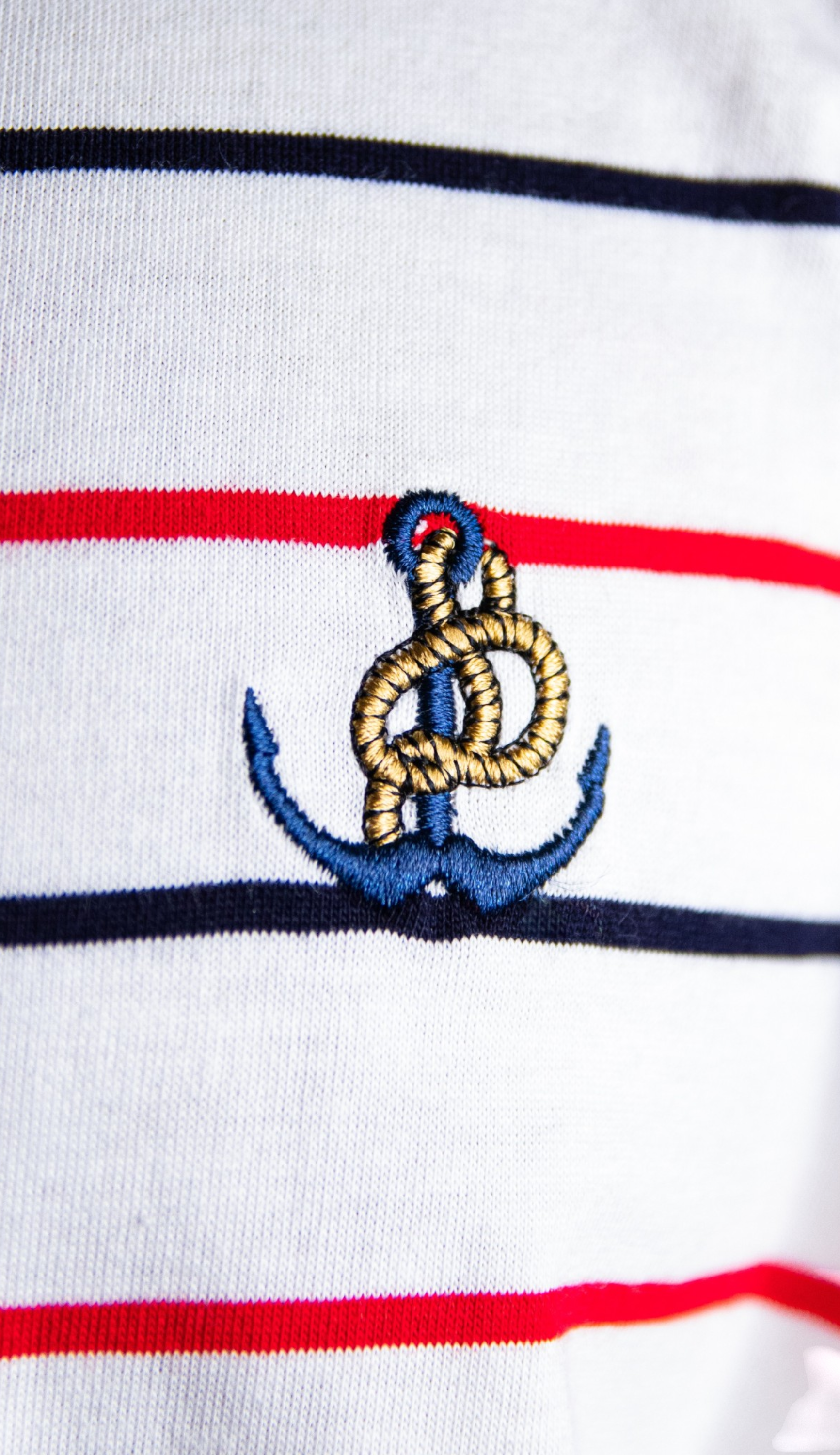 'Anchor T-Shirt' - Rayure Nautique