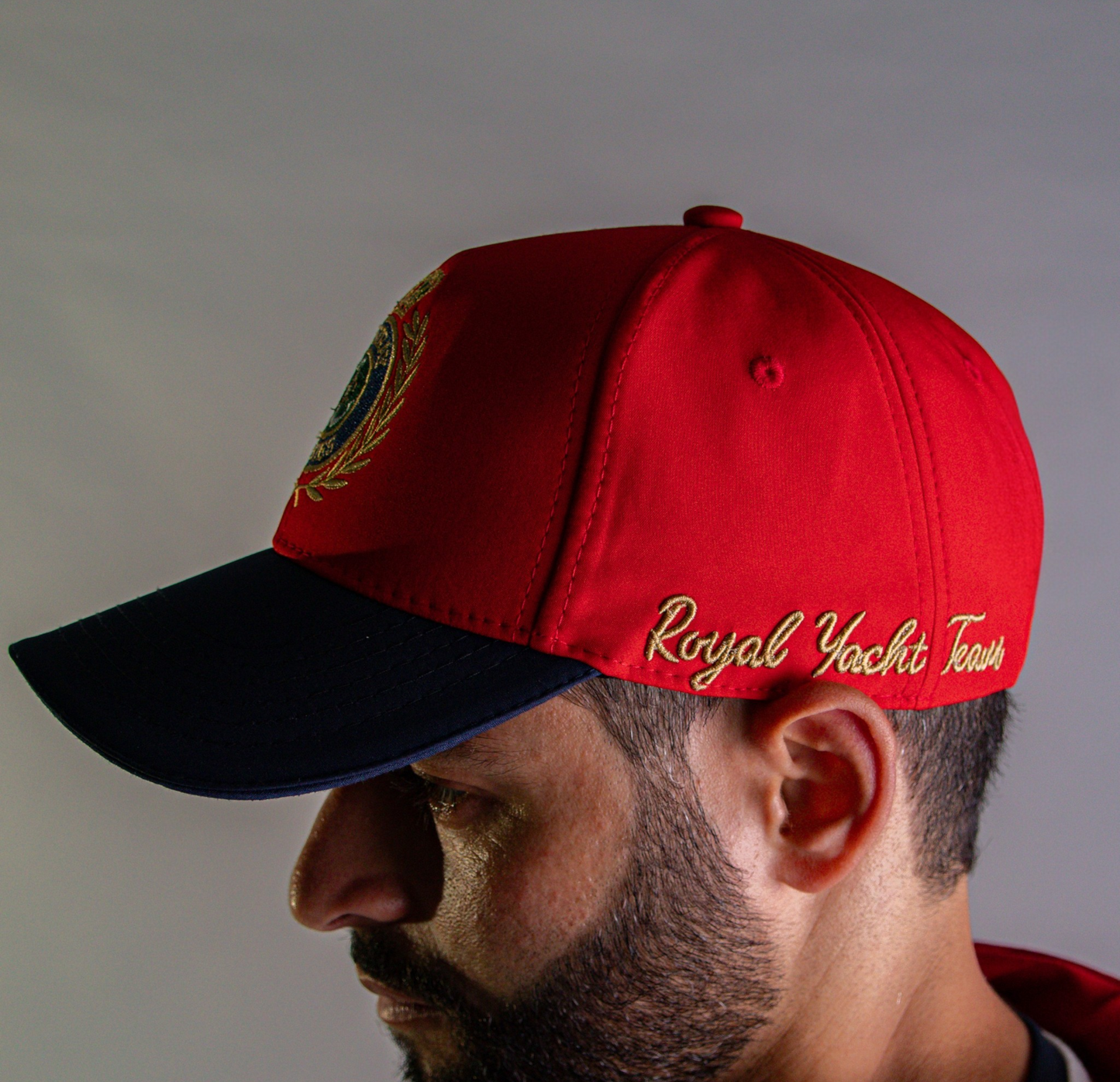'Yacht Cap' - Rouge / Bleu Nuit