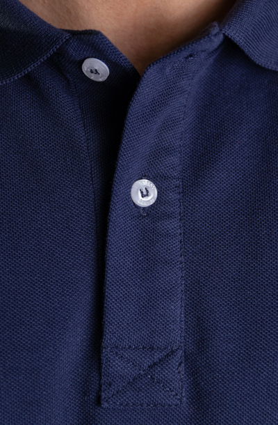 'Crest Polo Shirt' - Bleu Nuit