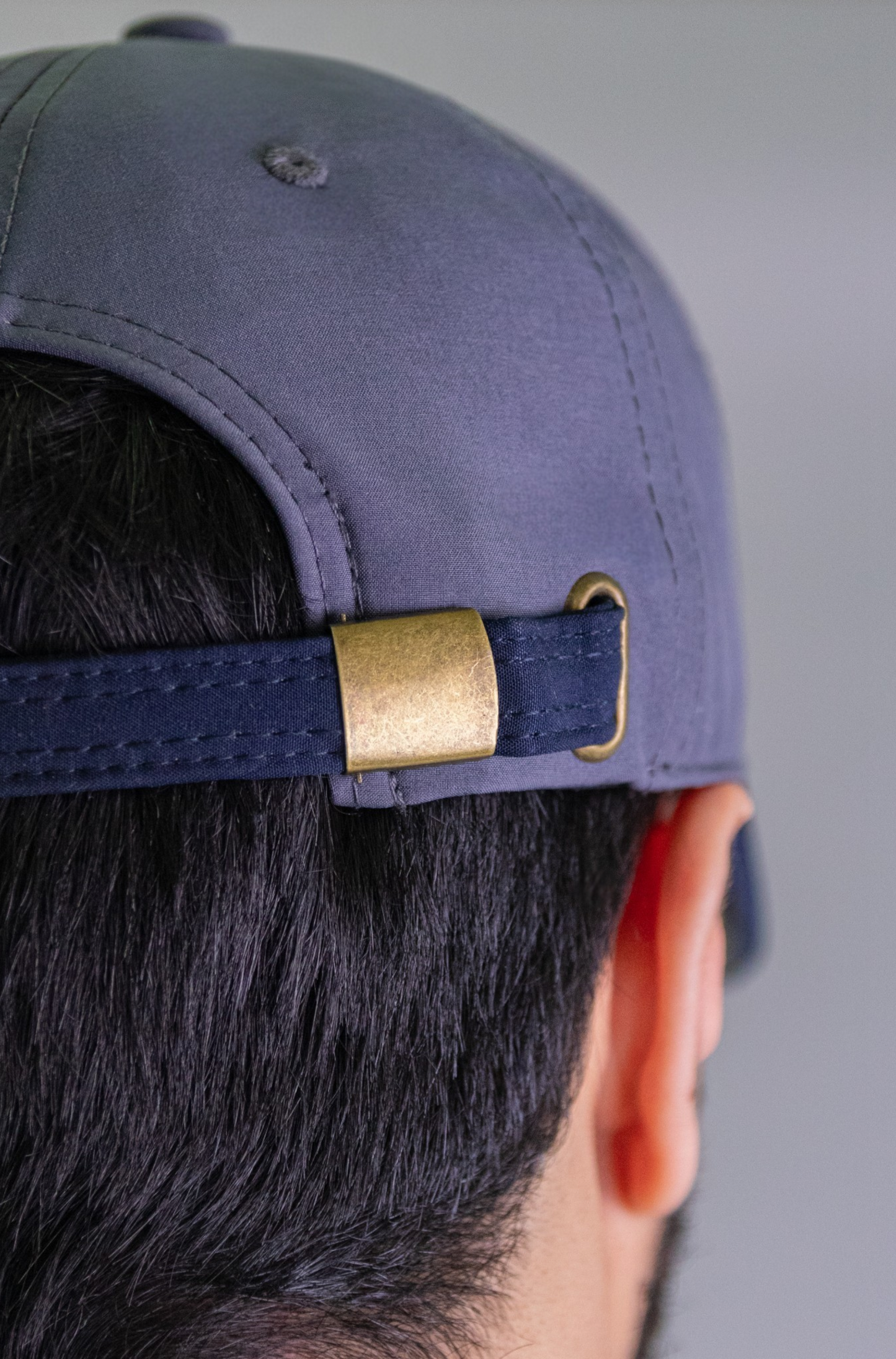 'Yacht Cap' - Gris Anthracite / Bleu Nuit