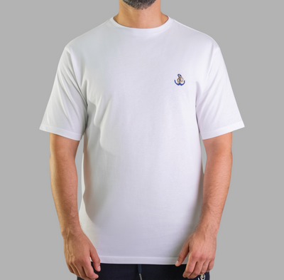 'Anchor T-Shirt' - Blanc