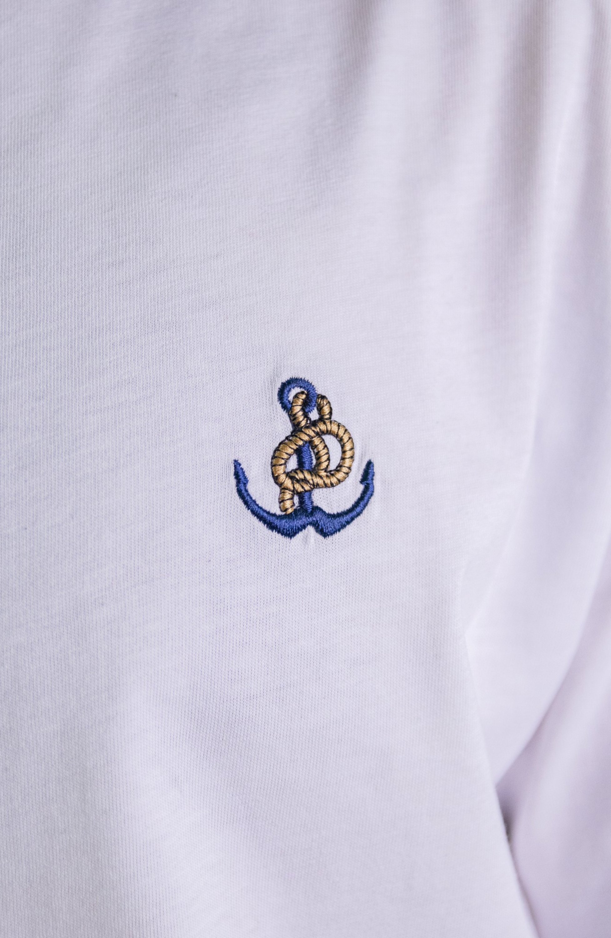 'Anchor T-Shirt' - Blanc