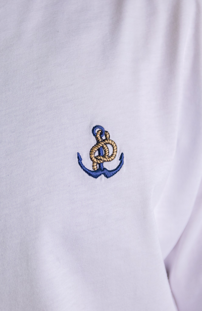 'Anchor T-Shirt' - Blanc