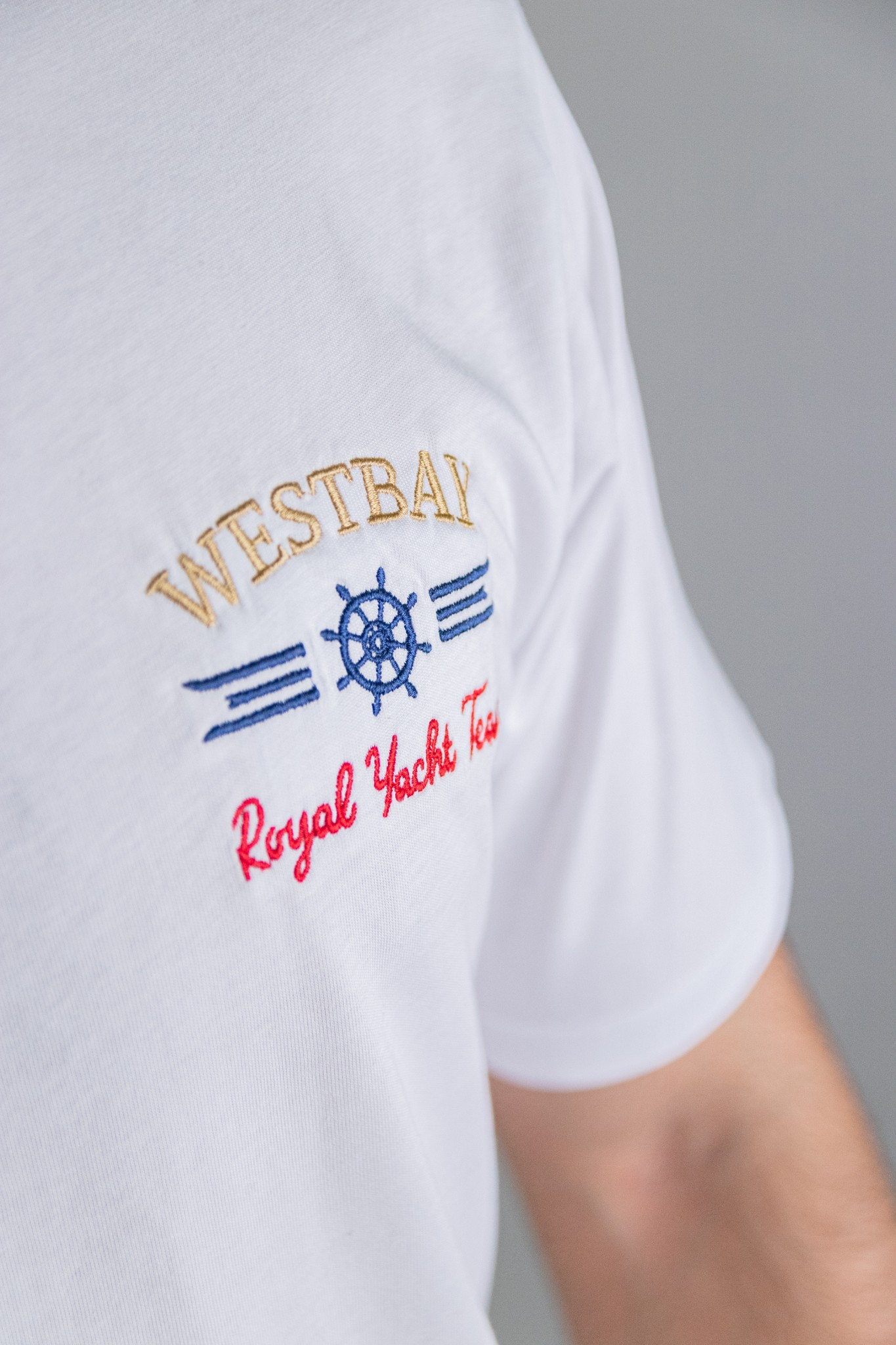 'Yacht T-Shirt' - Blanc