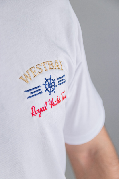 'Yacht T-Shirt' - Blanc