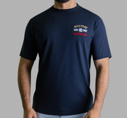 'Yacht T-Shirt' - Bleu Nuit