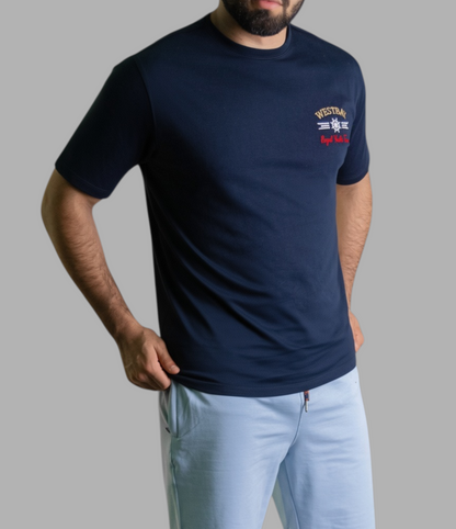 'Yacht T-Shirt' - Bleu Nuit