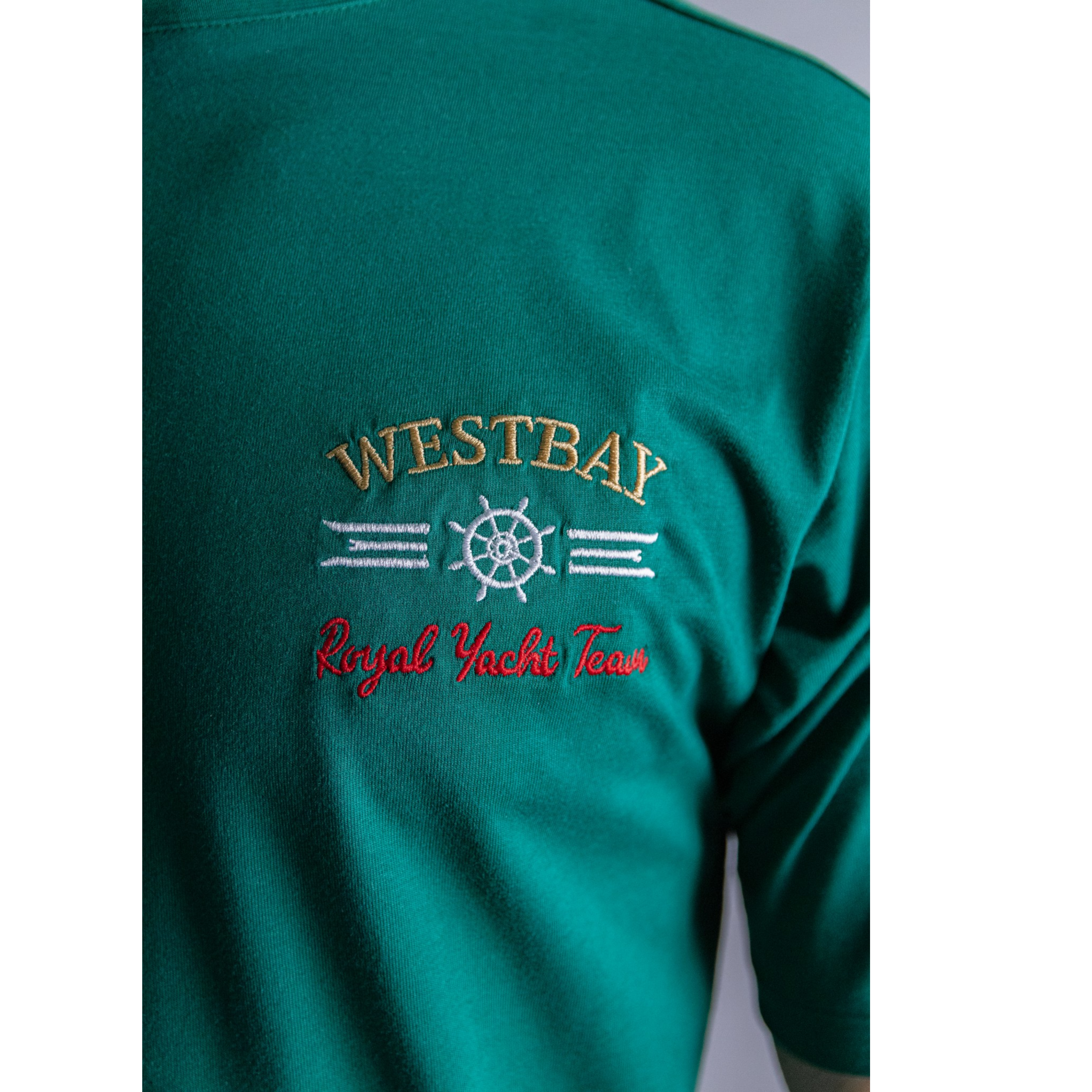 'Yacht T-Shirt' - Vert Bouteille