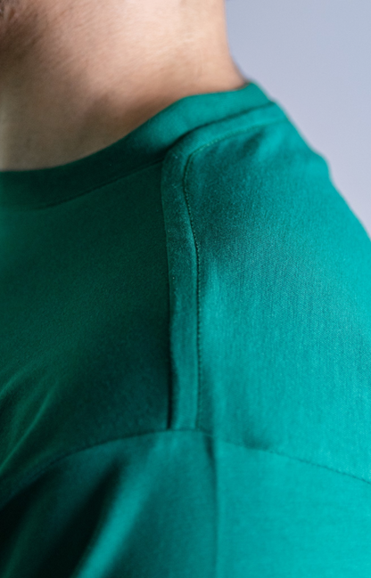 'Yacht T-Shirt' - Vert Bouteille