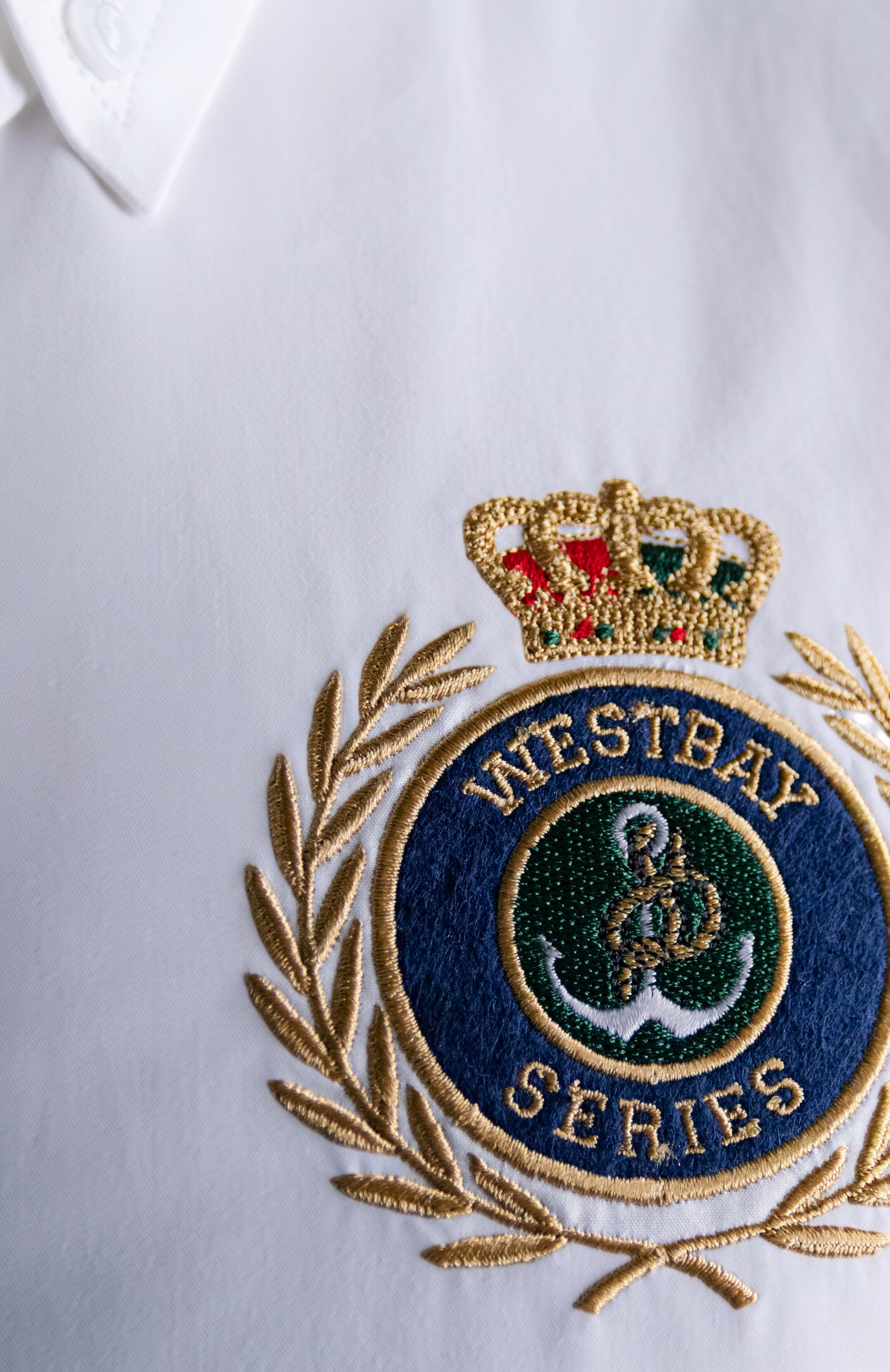 'Crest Shirt' - Blanc