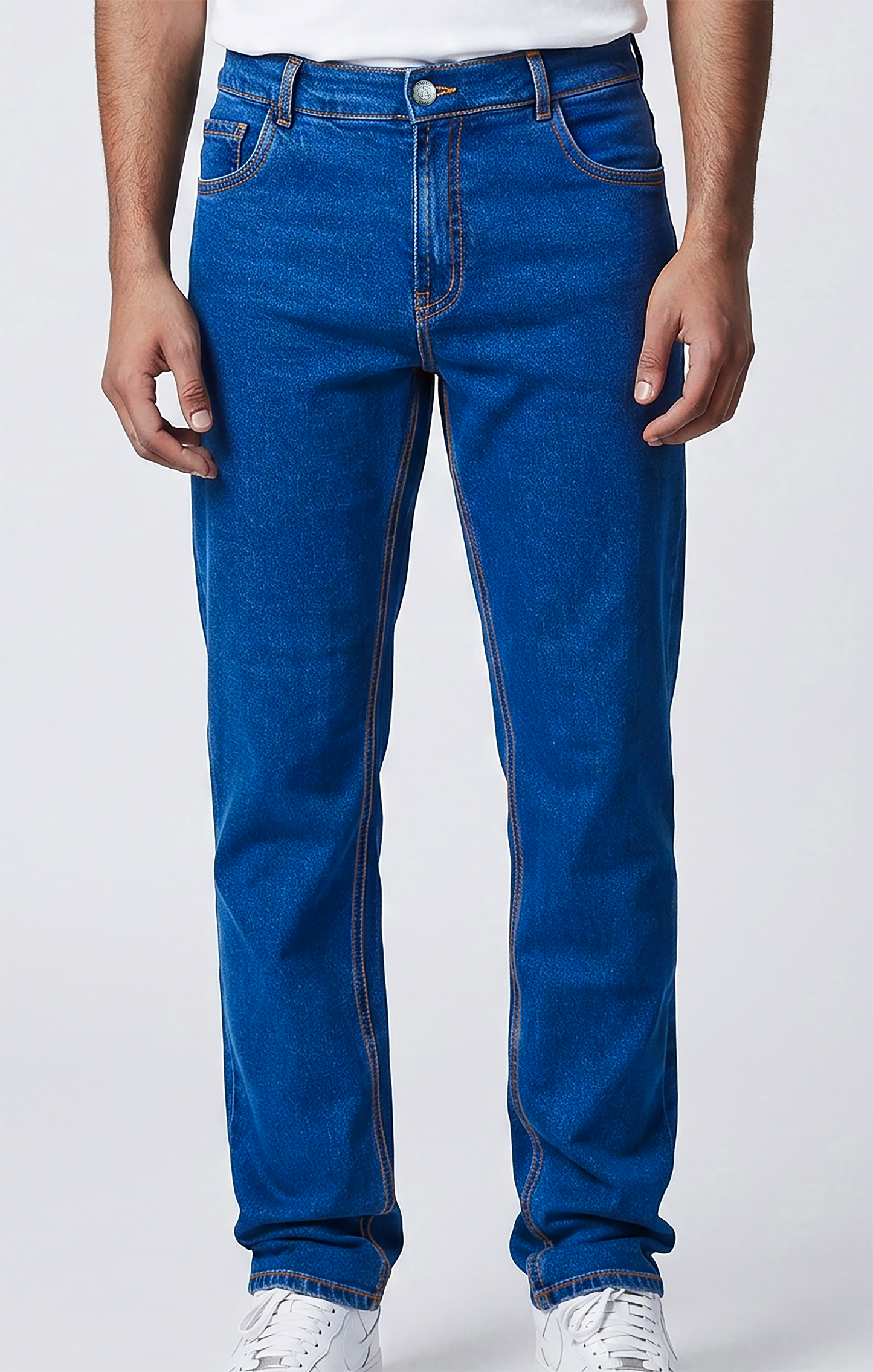 'Nautical Denim Pant' - Bleu Stone