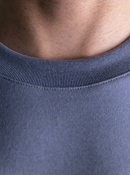 'Signature Tee' - Bleu Mirage