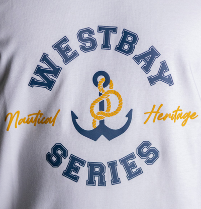 'Nautical Tee' - Blanc Cassé