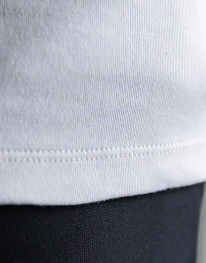 'Signature Tee' - Blanc Cassé