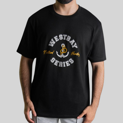 'Nautical Tee' - Noir