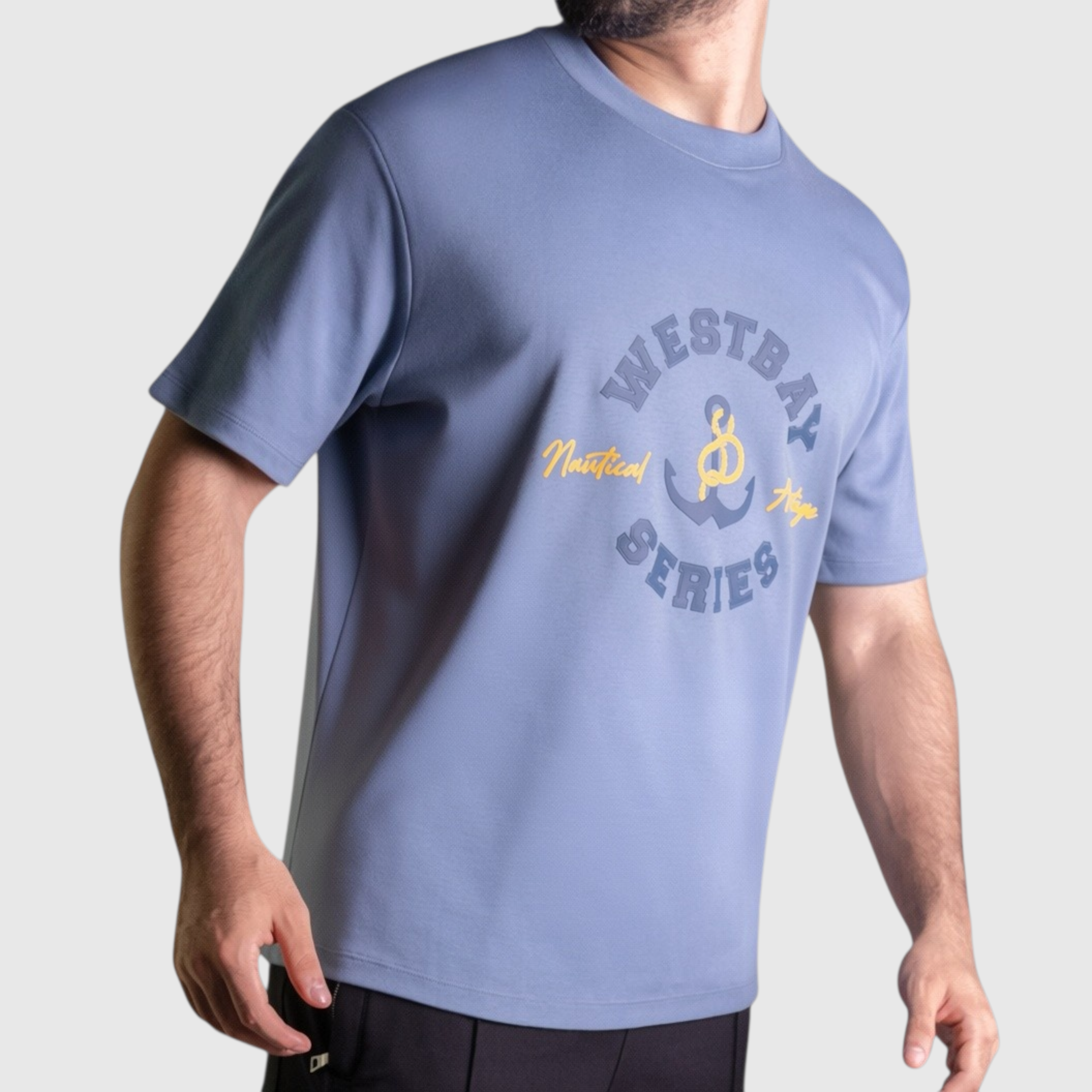 'Nautical Tee' - Bleu Mirage