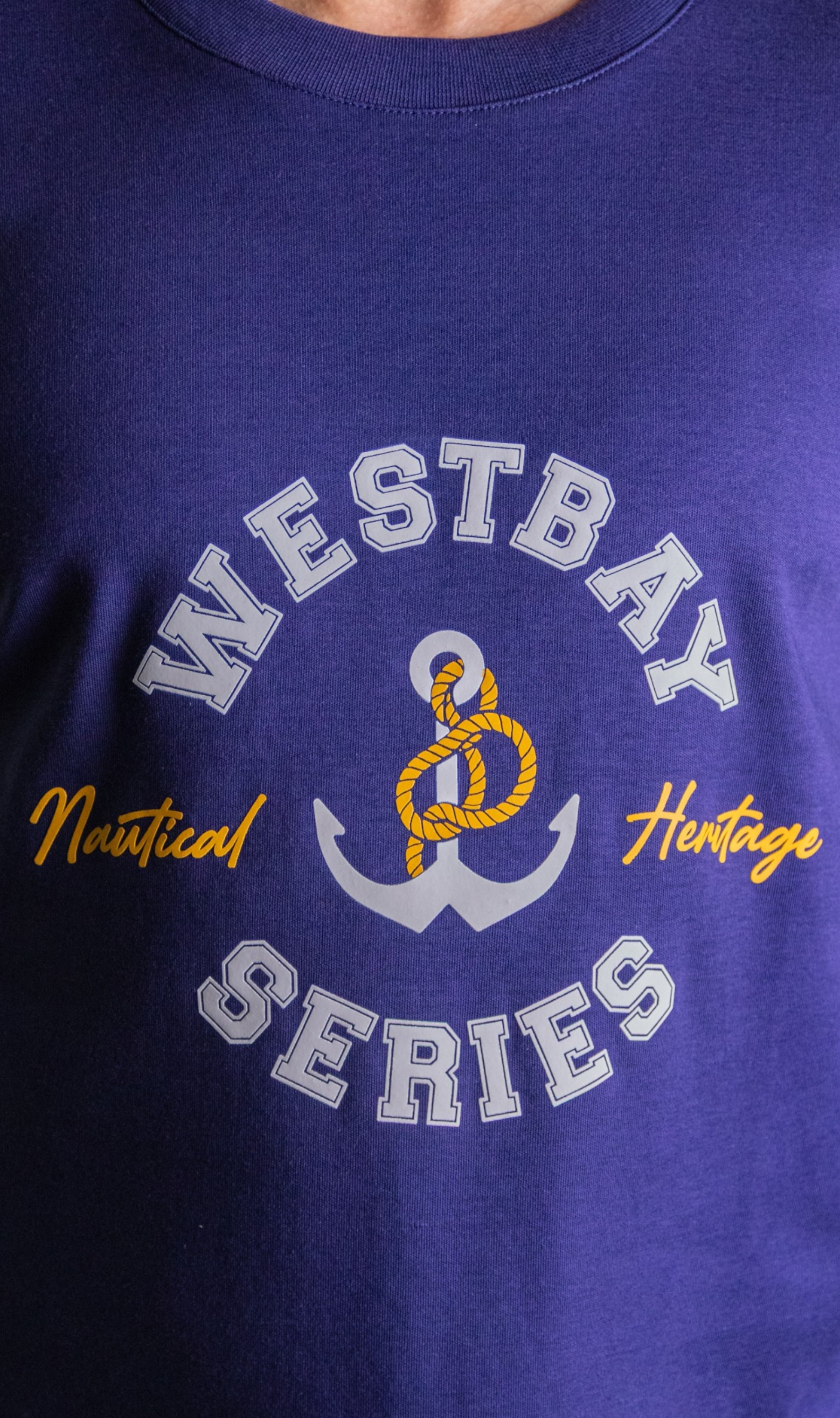 'Nautical Tee' - Bleu Marine