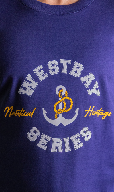 'Nautical Tee' - Bleu Marine