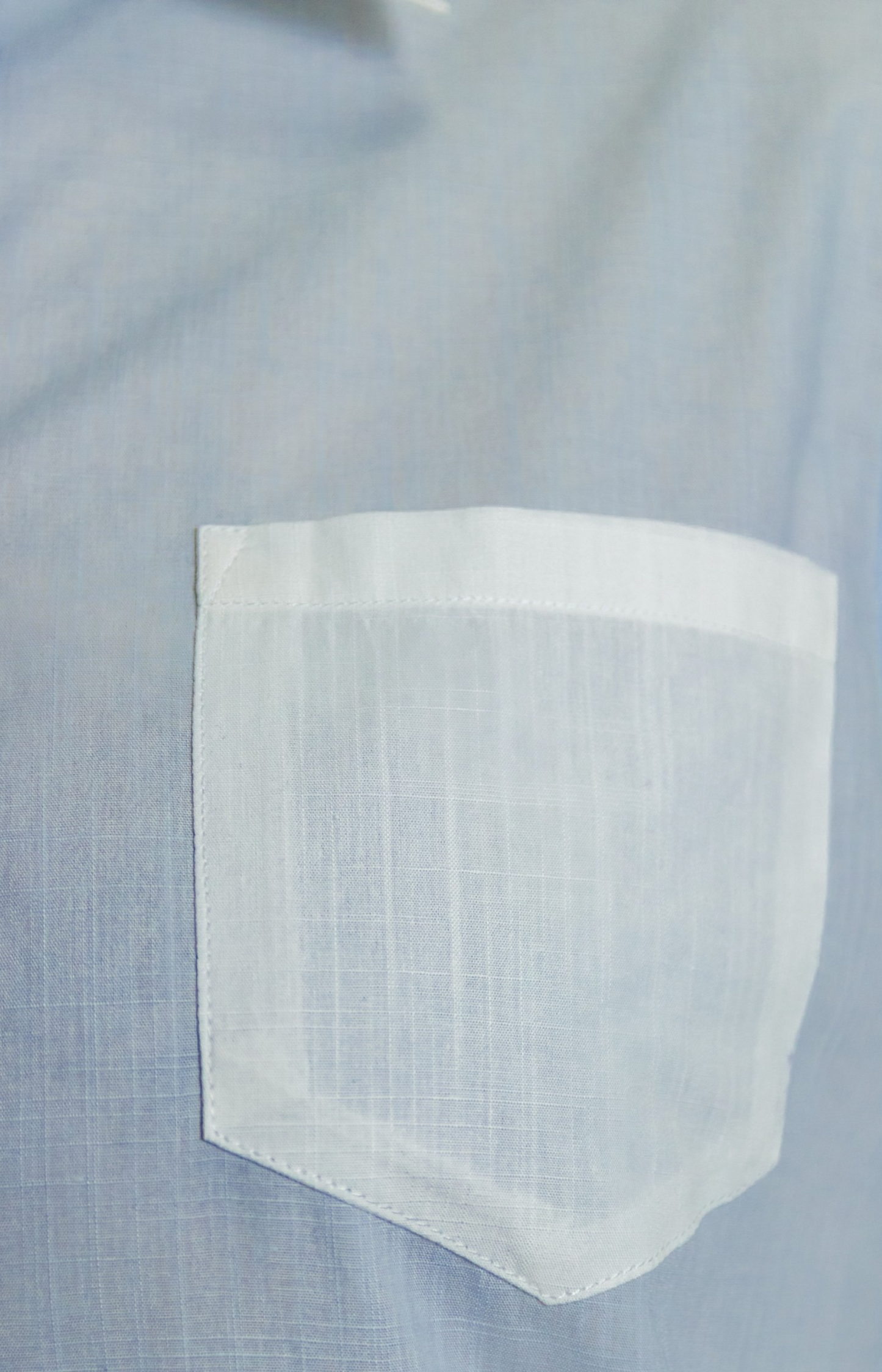 'Horizon Shirt' - Bleu Ciel / Blanc