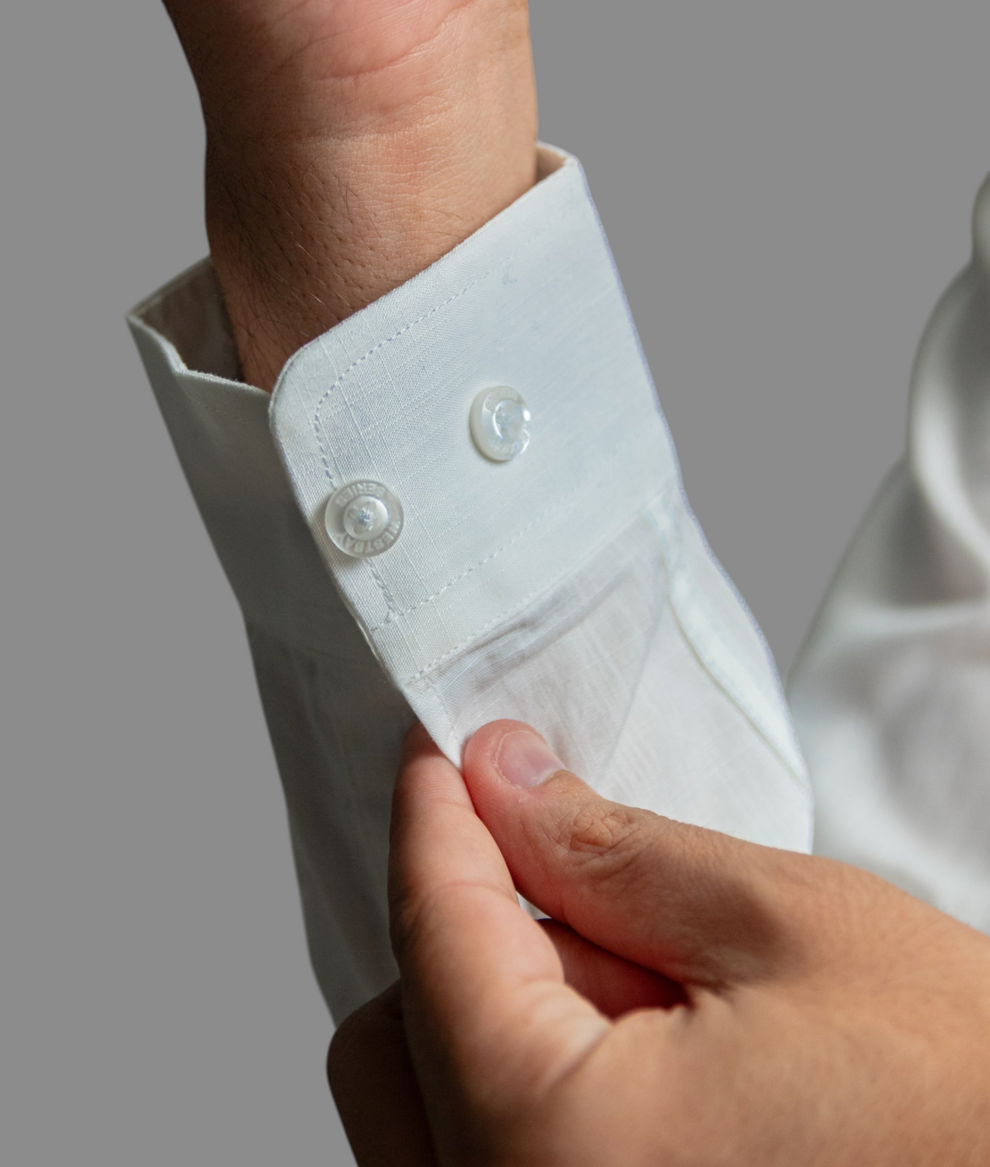 'Horizon Shirt' - Bleu Ciel / Blanc