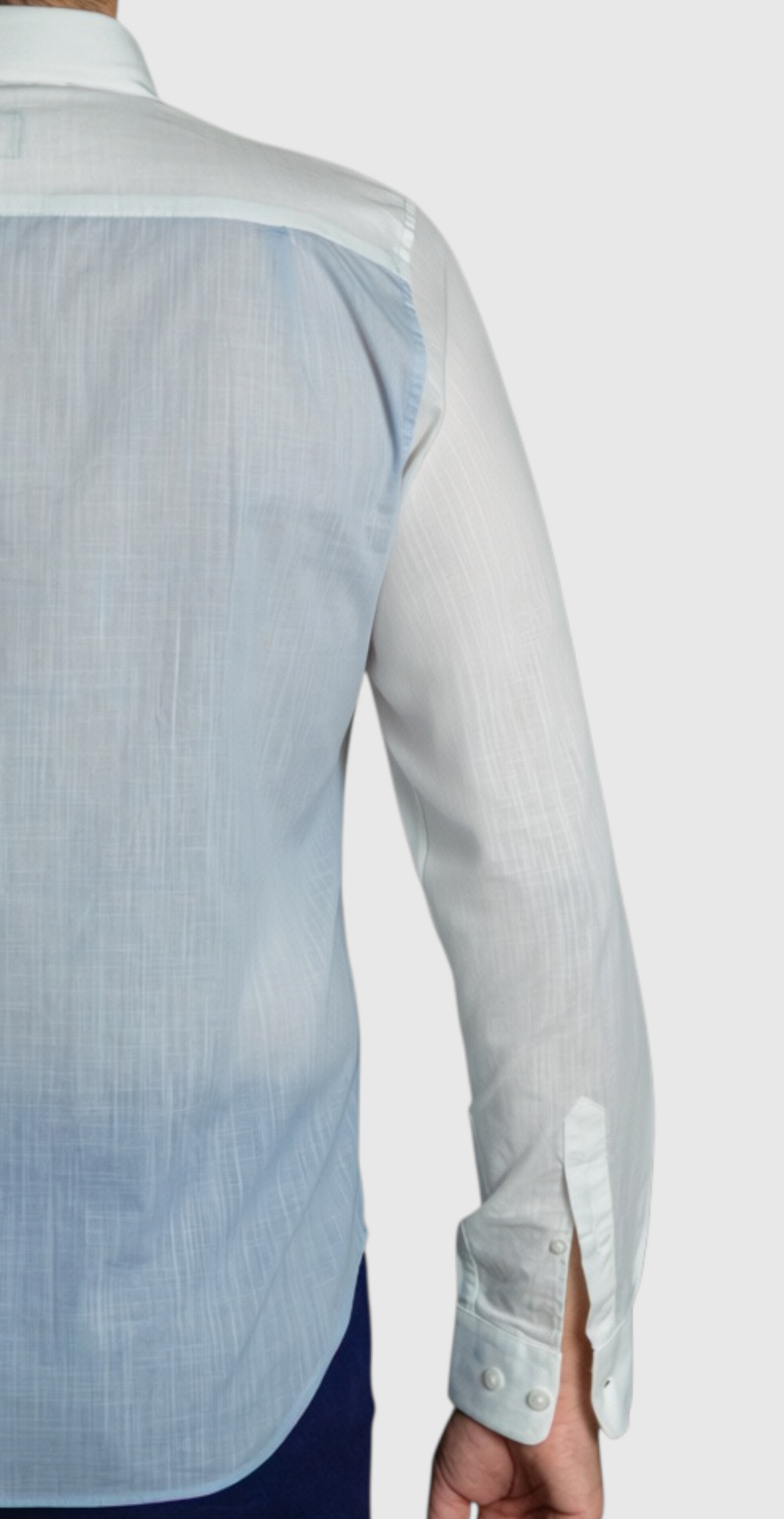 'Horizon Shirt' - Bleu Ciel / Blanc