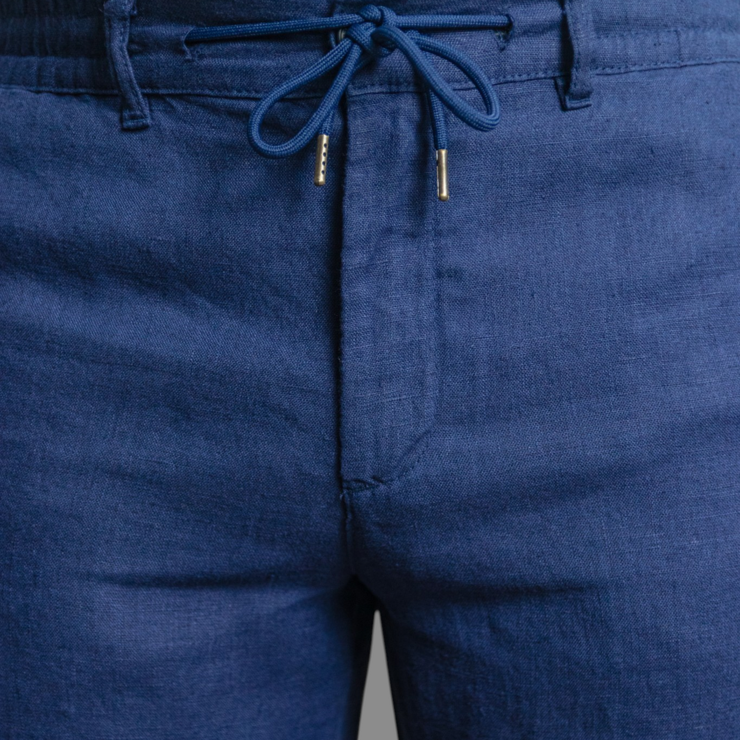 'Cruise Linen Pant' - Bleu Marine