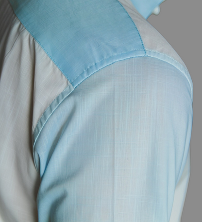 'Horizon Shirt' - Blanc / Bleu Ciel
