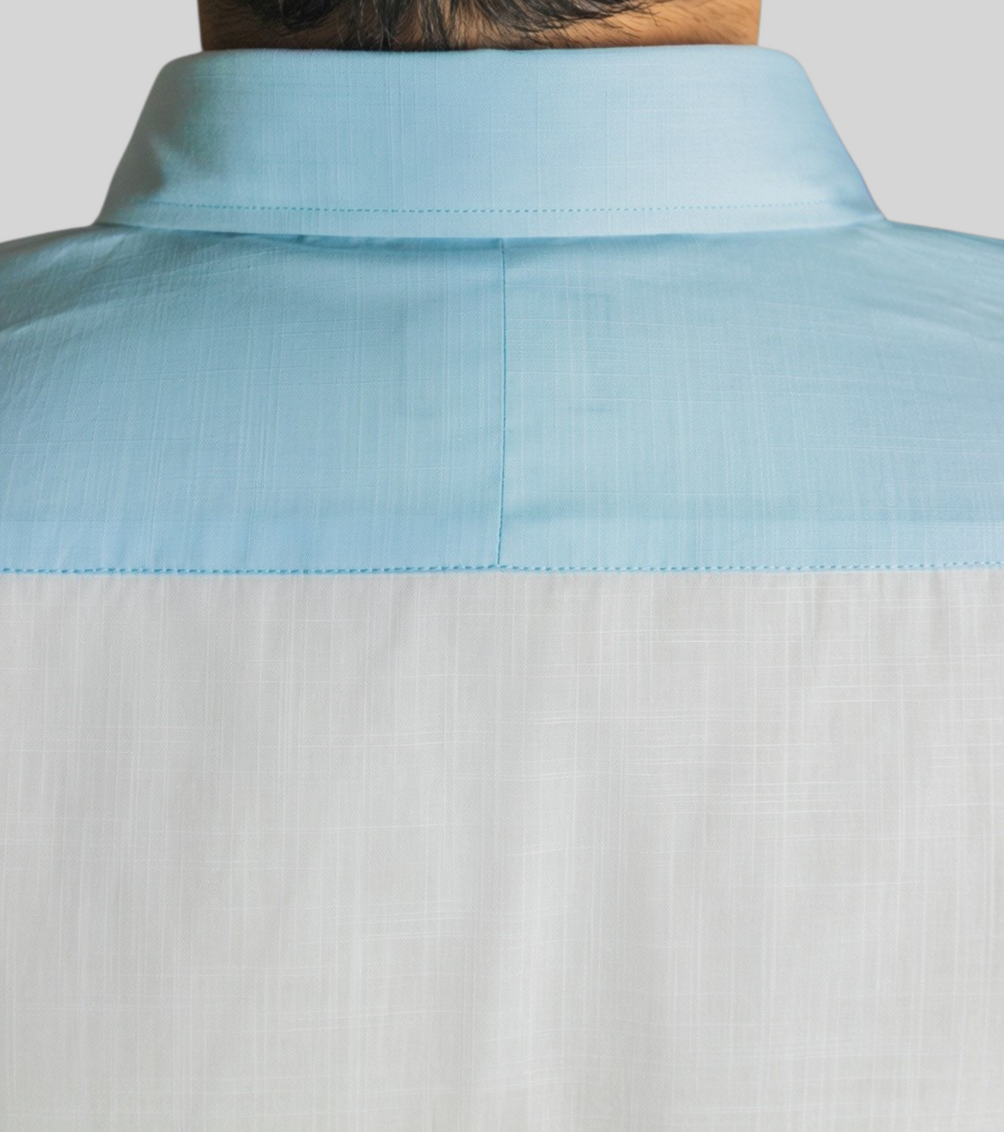 'Horizon Shirt' - Blanc / Bleu Ciel