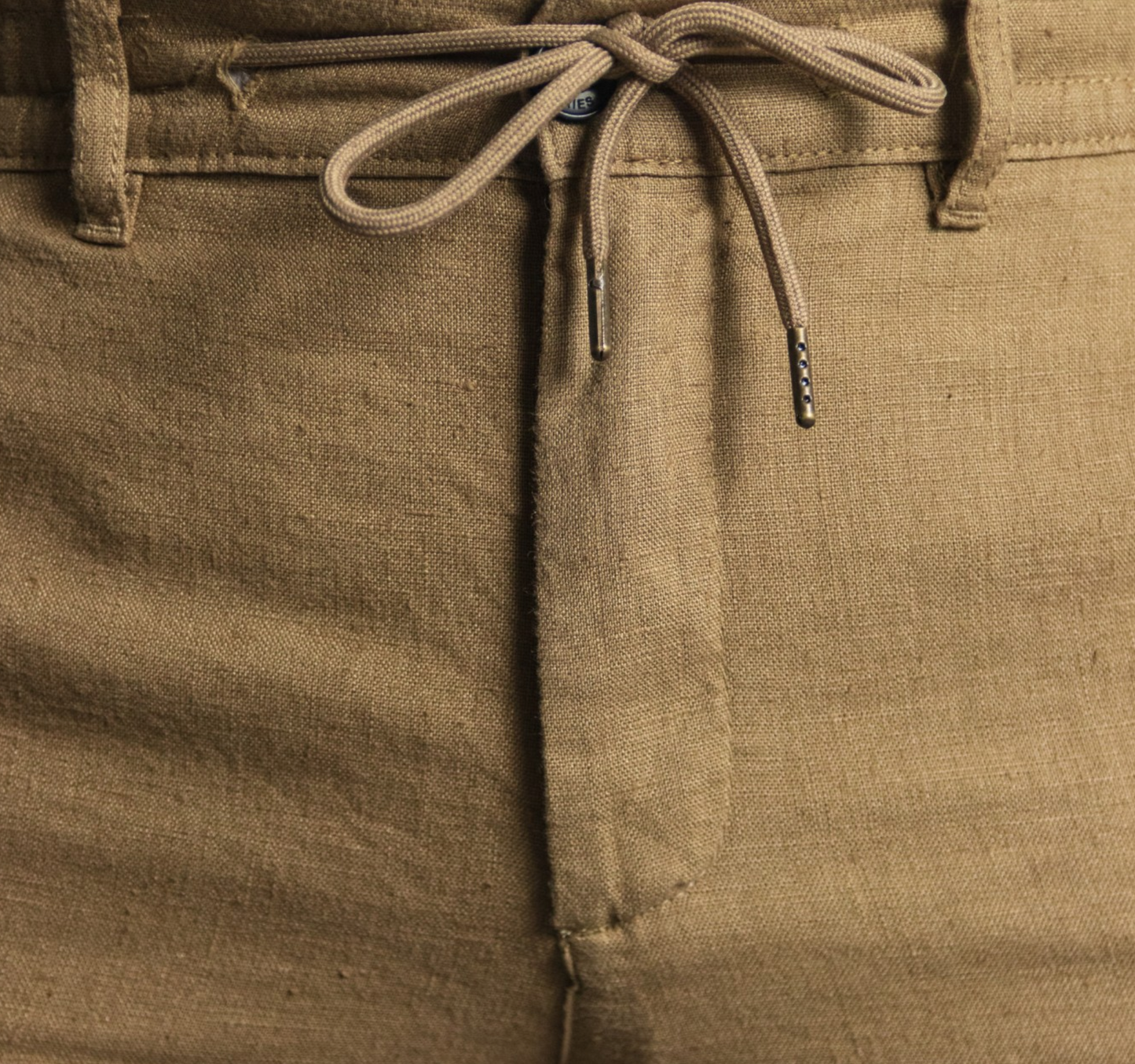 'Cruise Linen Pant' - Tabac