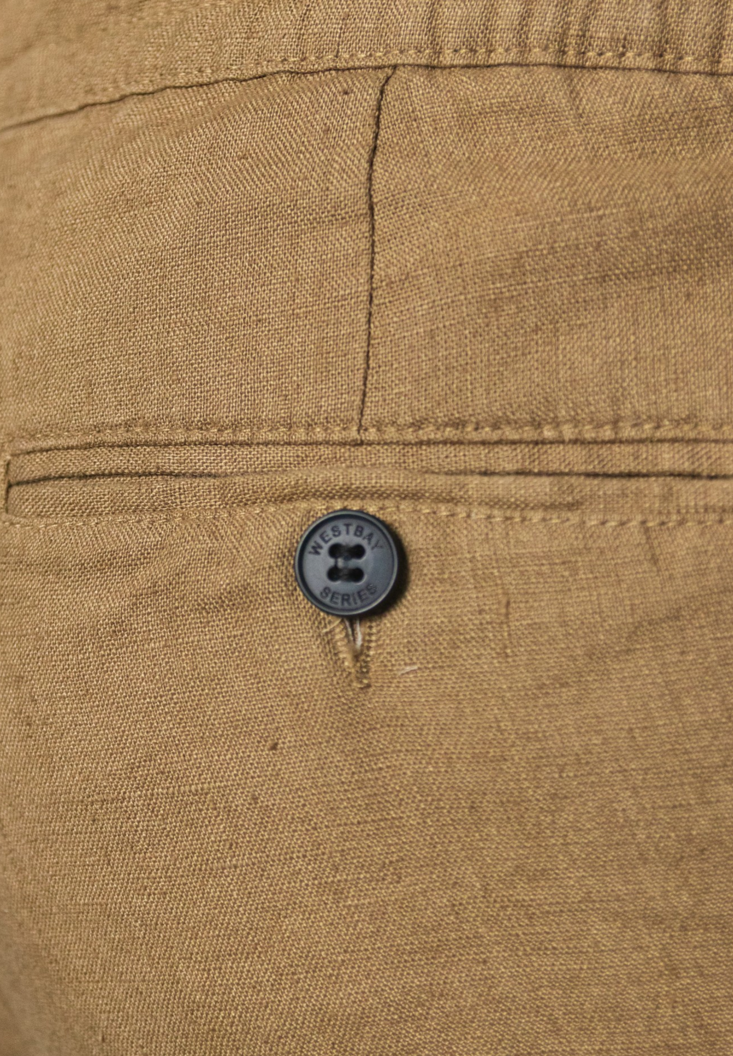 'Cruise Linen Pant' - Tabac