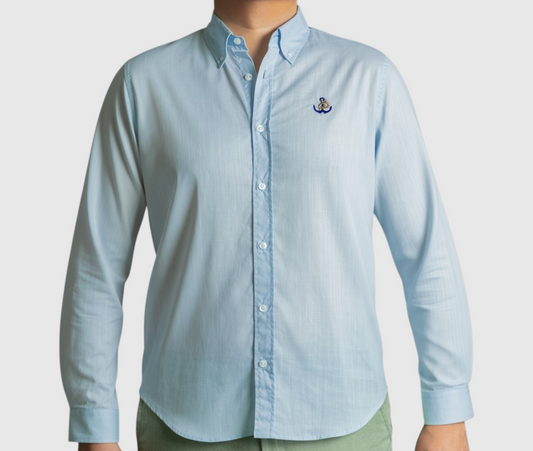 'Anchor Shirt' - Bleu Ciel