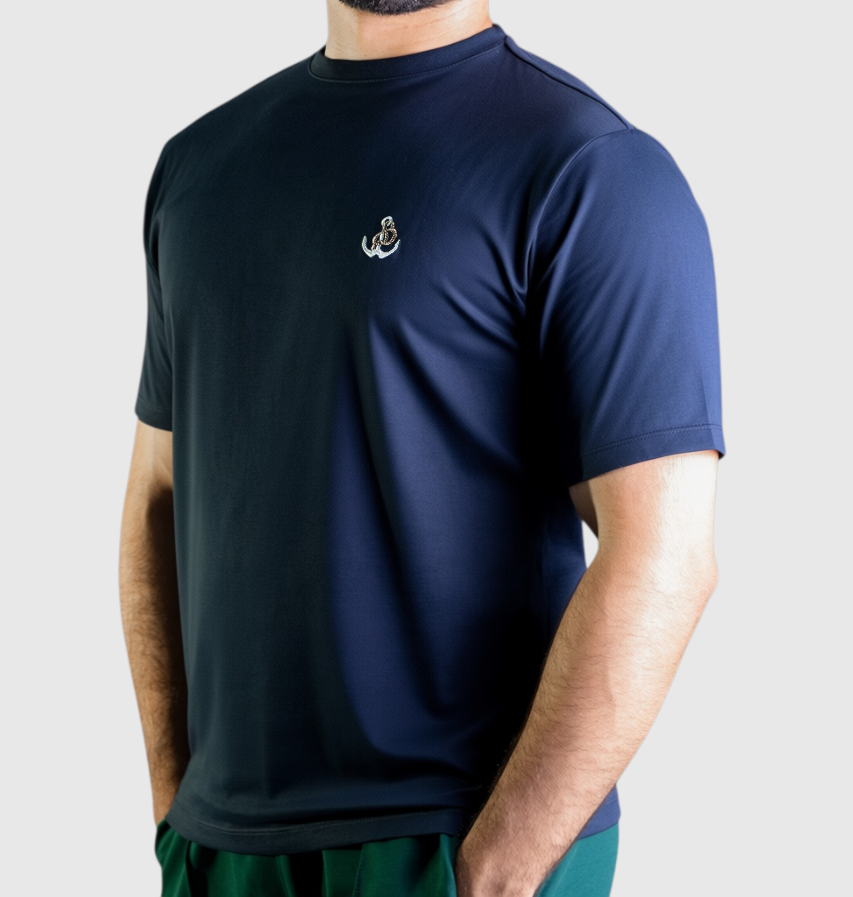 'Anchor T-Shirt' - Bleu Nuit