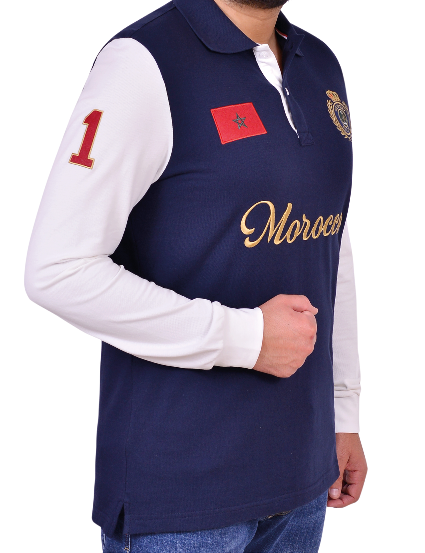 'Morocco Polo Shirt' - Bleu Nuit
