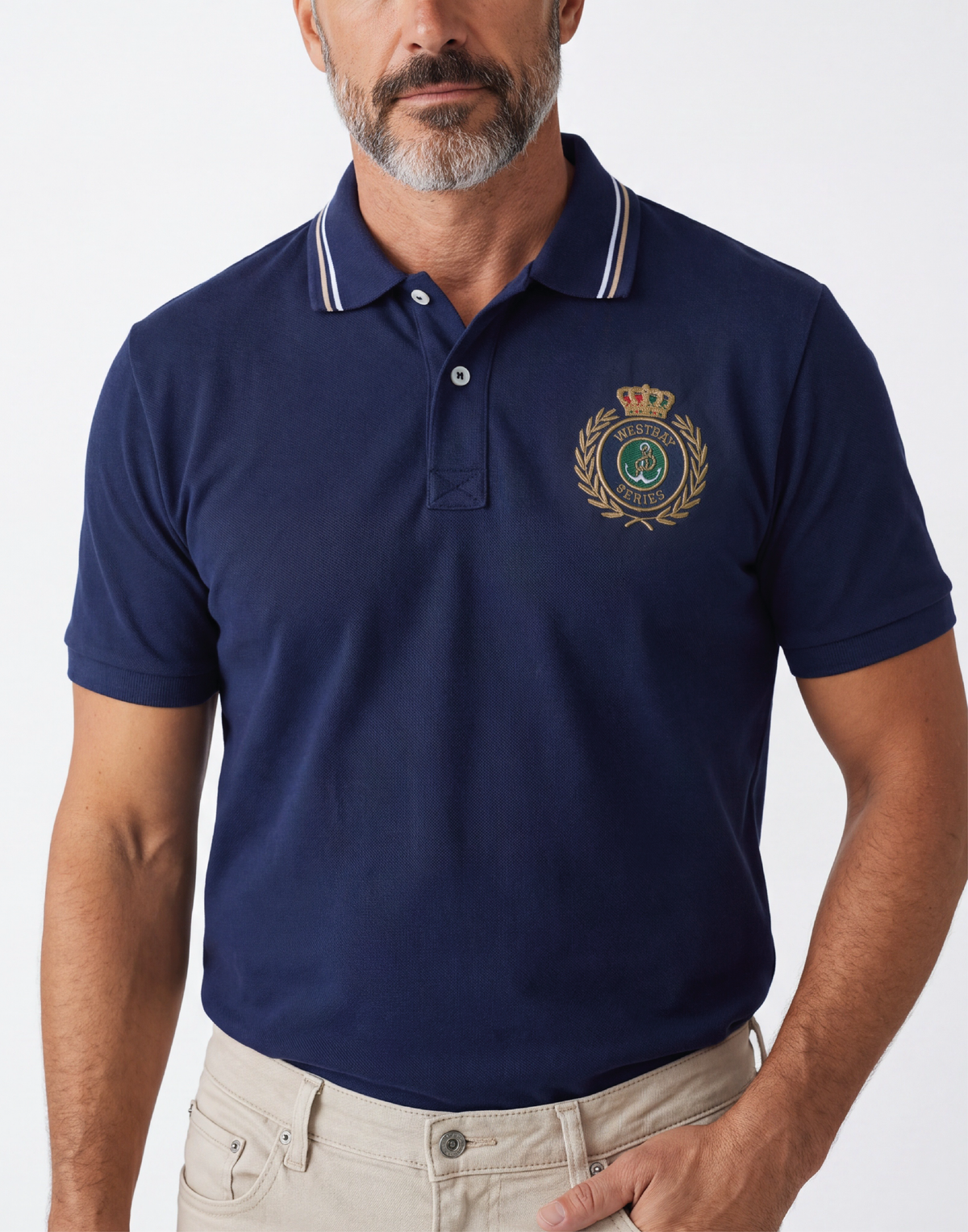 'Crest Polo Shirt'