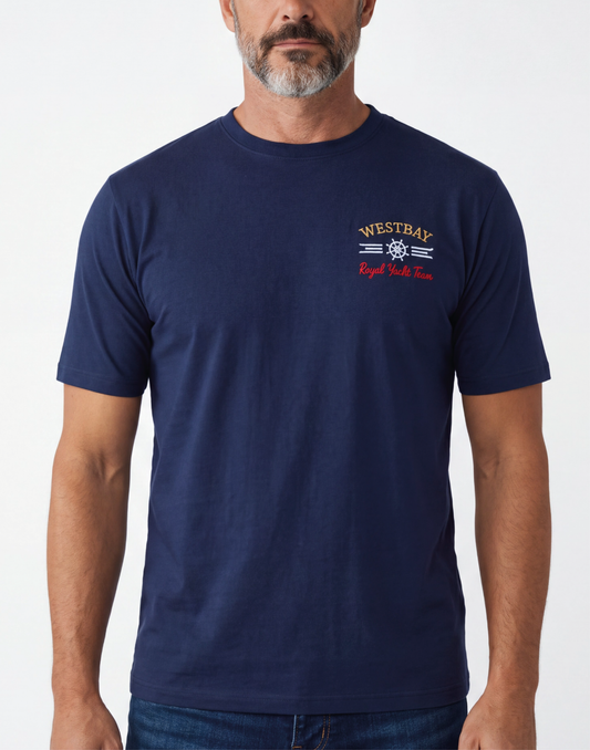 'Yacht T-Shirt' - Bleu Nuit