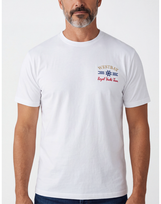 'Yacht T-Shirt' - Blanc